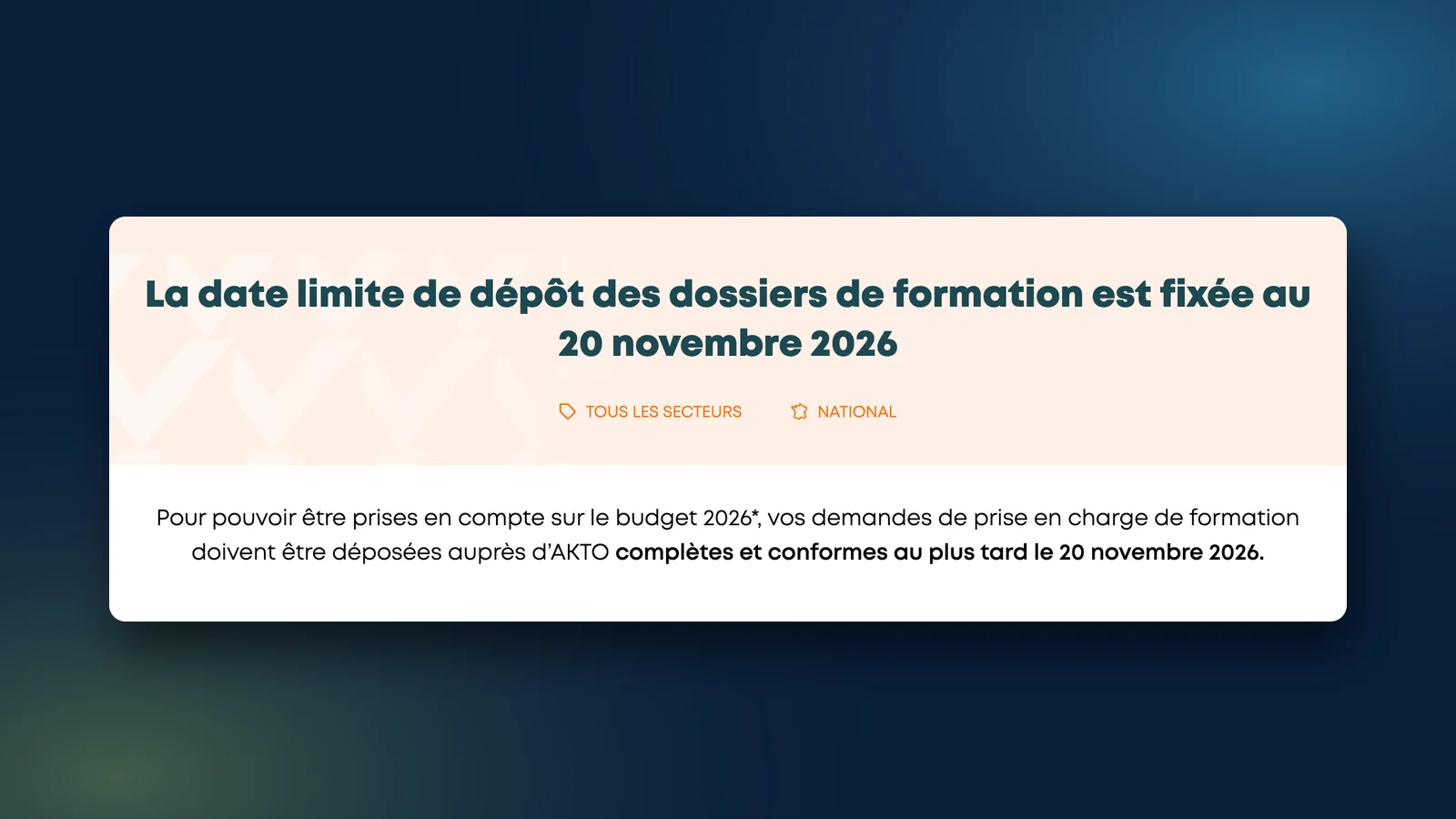 Date limite OPCO 2026 : la date de clôture de chaque OPCO, vérifiée à la source