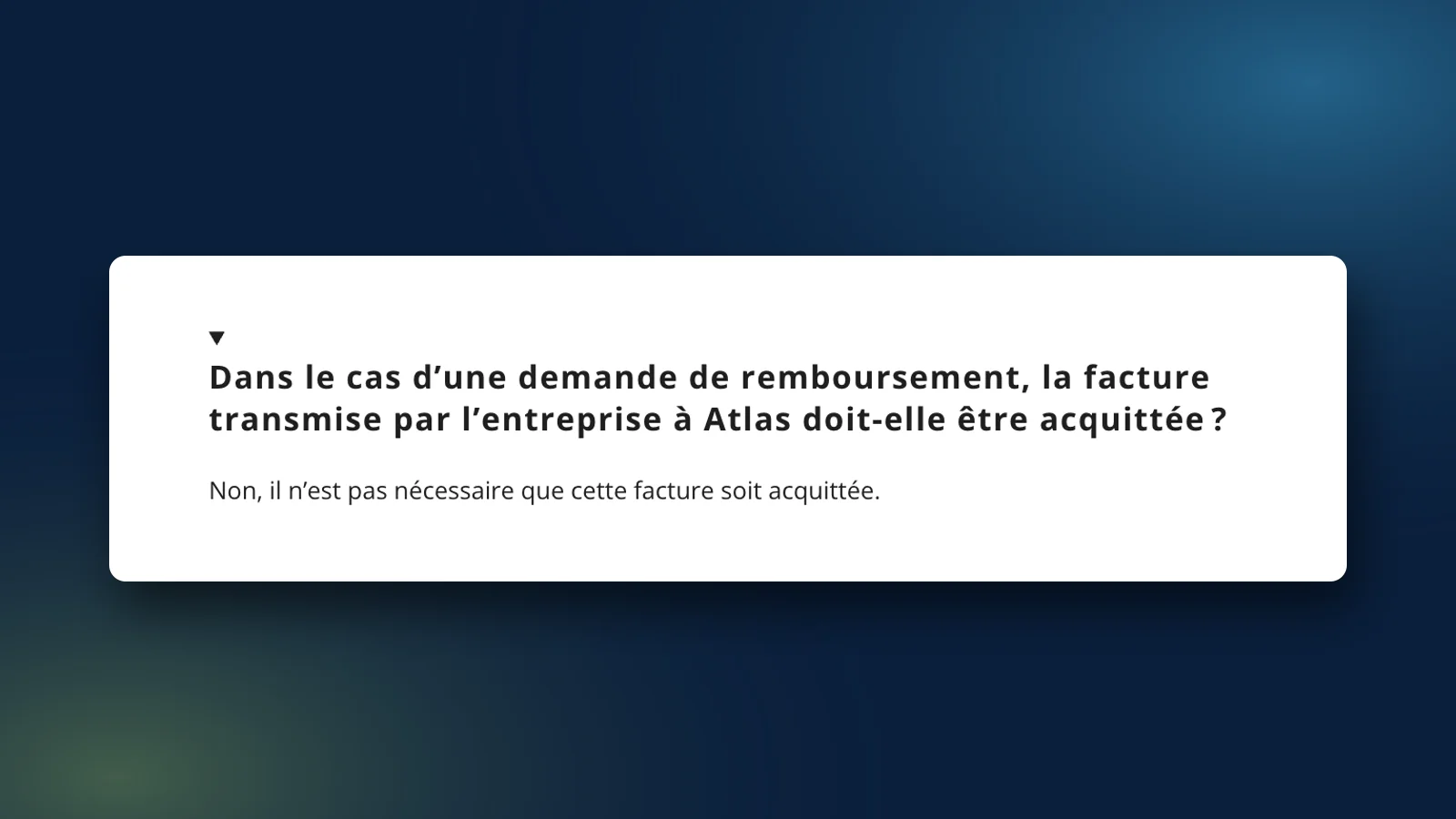 La facture sera non acquittée
